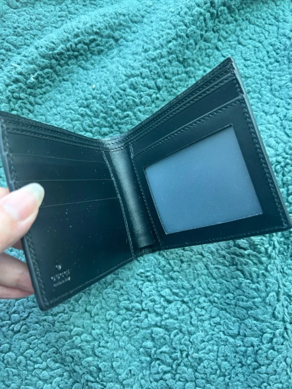NWT Authentic Gucci Web Canvas & Guccissima Leather Bifold Men’s Wallet